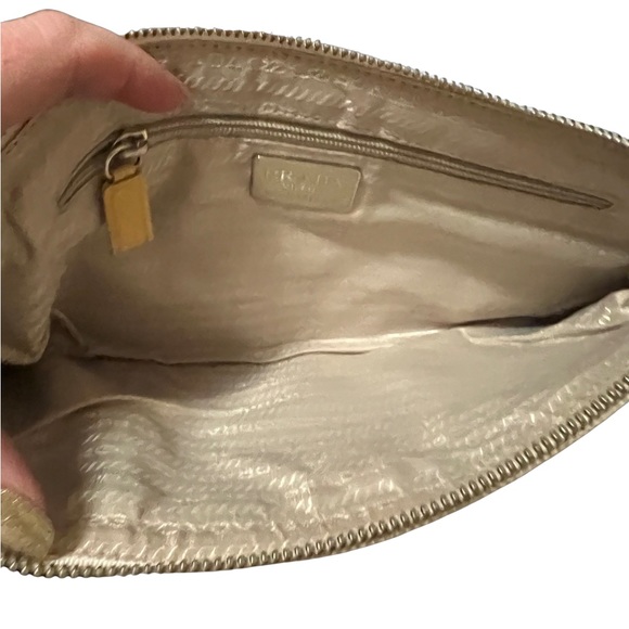 2010s Prada Canvas Clutch - Picture 9 of 12